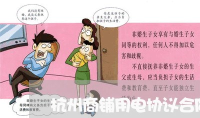 杭州商铺用电协议合同怎么写/2023041285916 杭州商铺用电协议合同怎么写/2023041285916