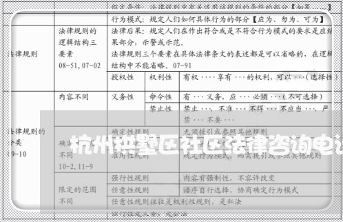 杭州拱墅区社区法律咨询电话