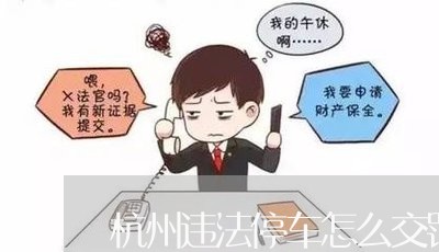 杭州违法停车怎么交罚 杭州违法停车怎么交罚