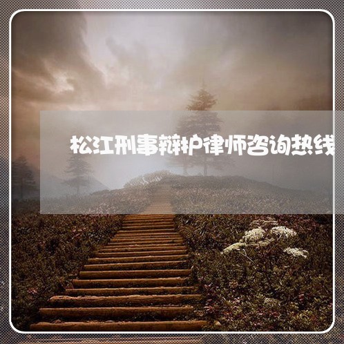 松江刑事辩护律师咨询热线