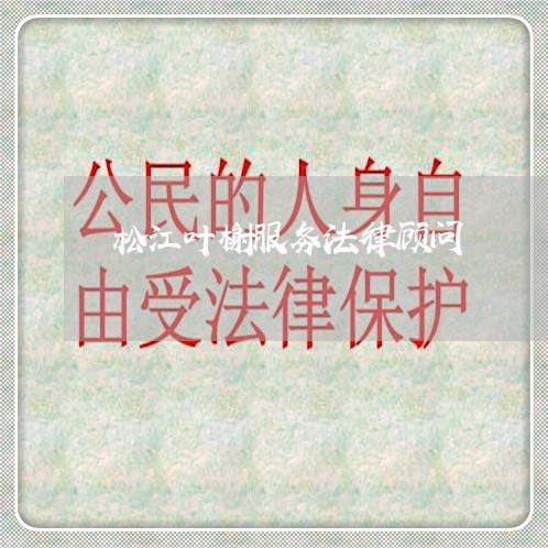 松江叶榭服务法律顾问 松江叶榭服务法律顾问