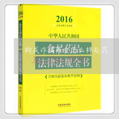 构成诈骗罪会怎么样处罚/2023060193725