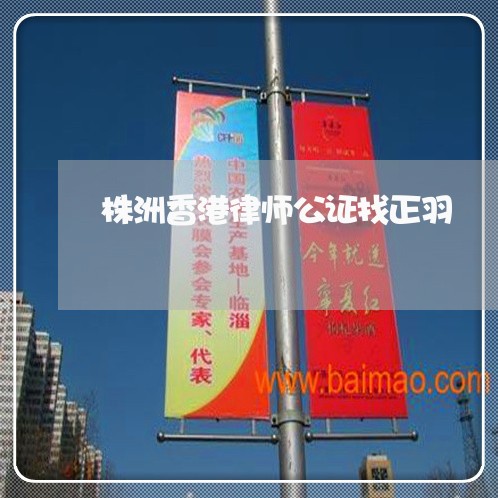 株洲香港律师公证找正羽 株洲香港律师公证找正羽