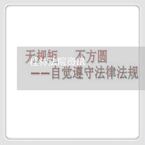 桂林法院资讯 桂林法院资讯