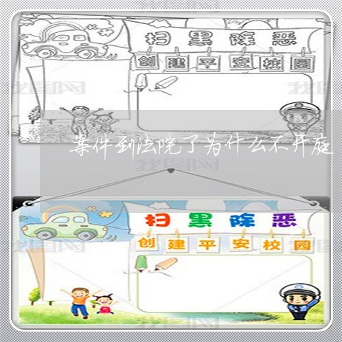 案件到法院了为什么不开庭 案件到法院了为什么不开庭