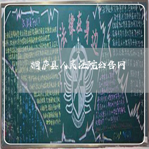 桐庐县人民法院公告网