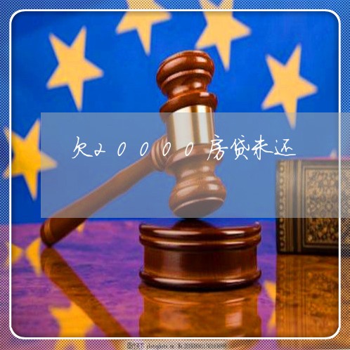 欠20000房贷未还/2023041437258