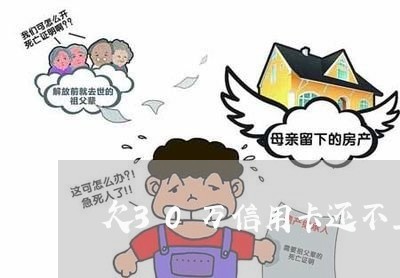 欠30万信用卡还不上有什么后果
