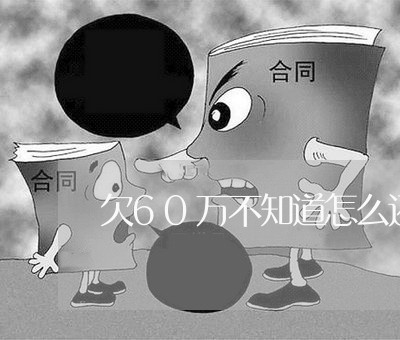 欠60万不知道怎么还钱/2023030183835 欠60万不知道怎么还钱/2023030183835