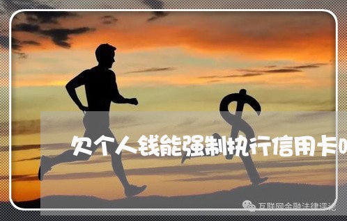欠个人钱能强制执行信用卡吗 欠个人钱能强制执行信用卡吗