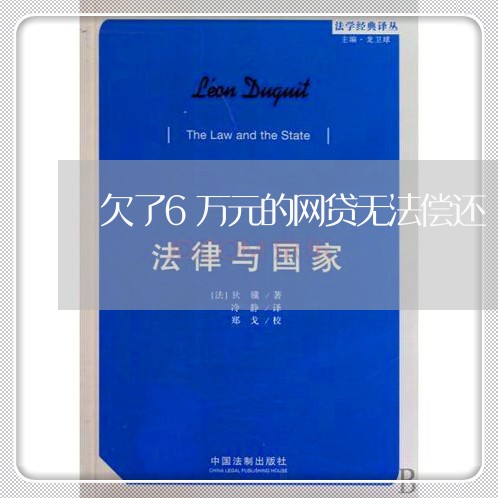 欠了6万元的网贷无法偿还 欠了6万元的网贷无法偿还