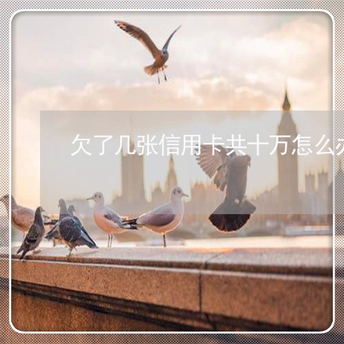 欠了几张信用卡共十万怎么办 欠了几张信用卡共十万怎么办