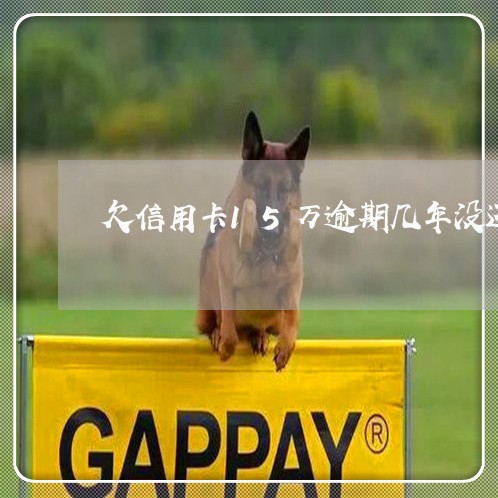 欠信用卡15万逾期几年没还 欠信用卡15万逾期几年没还