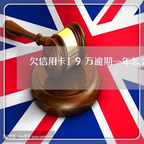 欠信用卡19万逾期一年怎么办 欠信用卡19万逾期一年怎么办
