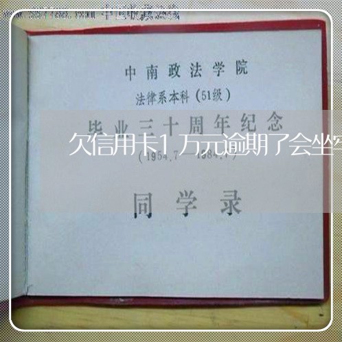欠信用卡1万元逾期了会坐牢吗/2023022894717