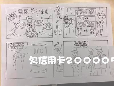 欠信用卡200005年都没还 欠信用卡200005年都没还