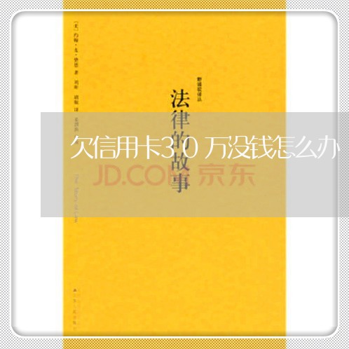欠信用卡30万没钱怎么办 欠信用卡30万没钱怎么办
