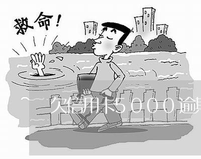 欠信用卡5000逾期一年不还