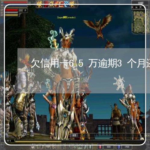 欠信用卡65万逾期3个月还款 欠信用卡65万逾期3个月还款