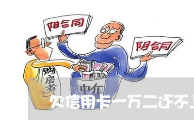 欠信用卡一万二还不上会怎么样 欠信用卡一万二还不上会怎么样