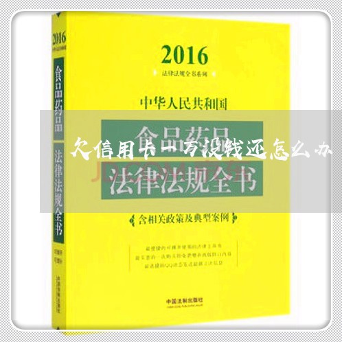 欠信用卡一万没钱还怎么办