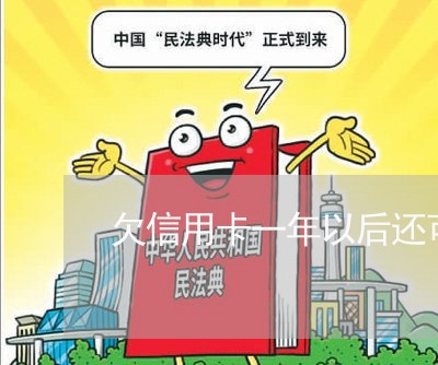 欠信用卡一年以后还可以吗 欠信用卡一年以后还可以吗