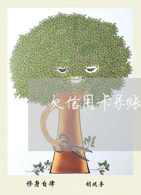 欠信用卡呆账冻结怎么还