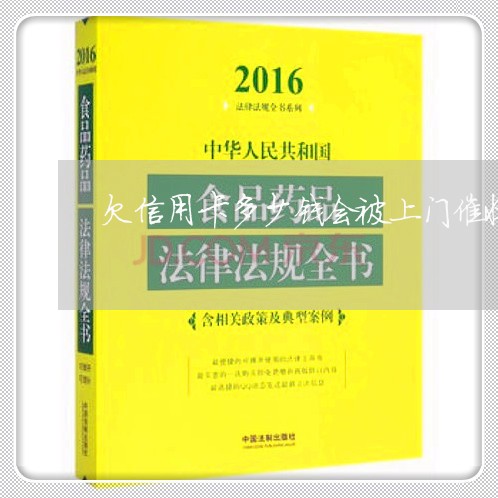 欠信用卡多少钱会被上门催收/2023061893947