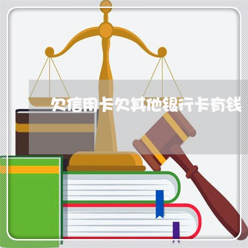 欠信用卡欠其他银行卡有钱 欠信用卡欠其他银行卡有钱