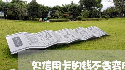 欠信用卡的钱不会变成黑户嘛