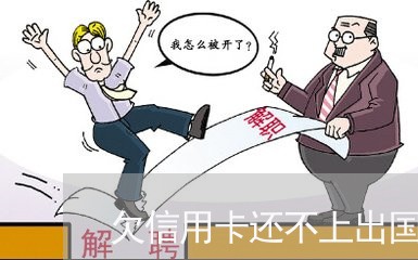 欠信用卡还不上出国会遣返吗 欠信用卡还不上出国会遣返吗