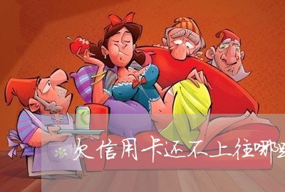 欠信用卡还不上往哪跑 欠信用卡还不上往哪跑