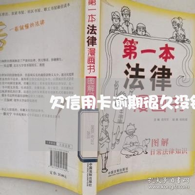 欠信用卡逾期很久没钱还/2023081294746