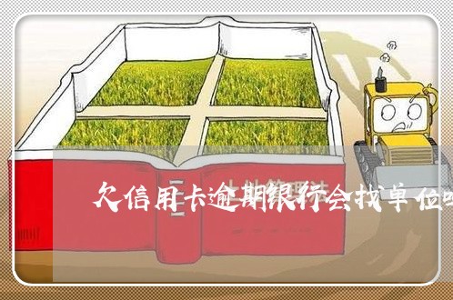 欠信用卡逾期银行会找单位吗/2023022846272 欠信用卡逾期银行会找单位吗/2023022846272