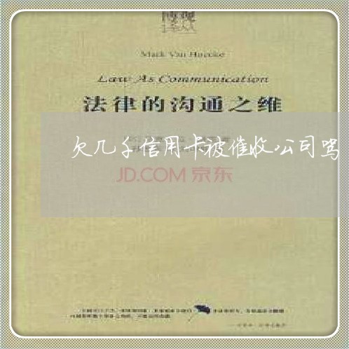 欠几千信用卡被催收公司骂 欠几千信用卡被催收公司骂