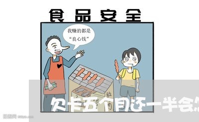 欠卡五个月还一半会怎么样