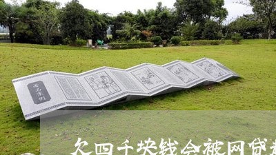 欠四千块钱会被网贷起诉吗 欠四千块钱会被网贷起诉吗