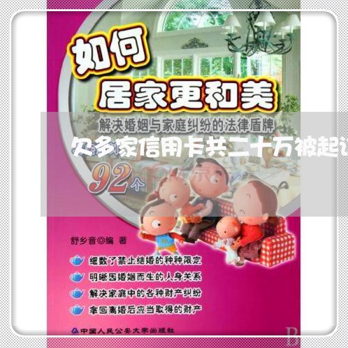 欠多家信用卡共二十万被起诉 欠多家信用卡共二十万被起诉
