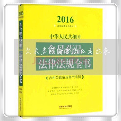欠太多网贷要怎么走出来 欠太多网贷要怎么走出来