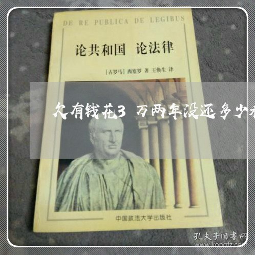 欠有钱花3万两年没还多少利息