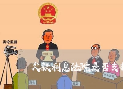 欠款利息法院是否支持