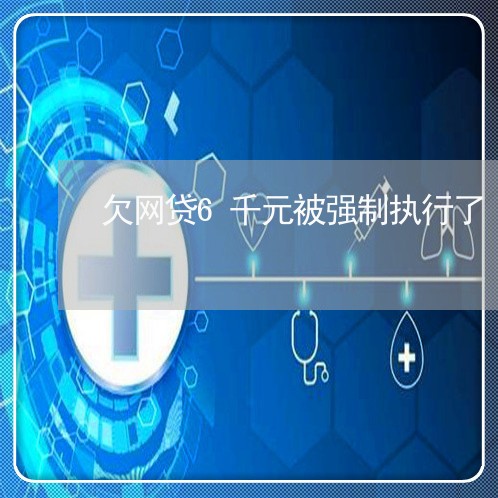 欠网贷6千元被强制执行了 欠网贷6千元被强制执行了