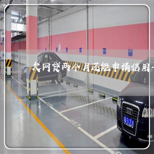 欠网贷两个月还能申请信用卡吗 欠网贷两个月还能申请信用卡吗