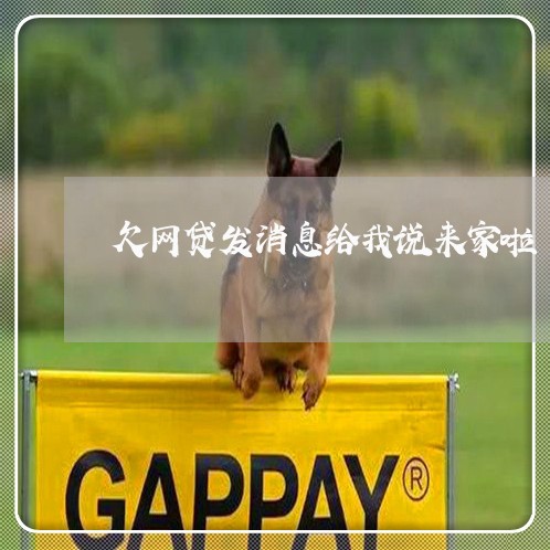 欠网贷发消息给我说来家啦 欠网贷发消息给我说来家啦