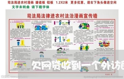 欠网贷收到一个外访的短信 欠网贷收到一个外访的短信
