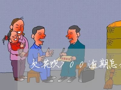 欠花呗700逾期怎么办