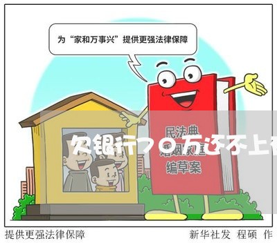 欠银行70万还不上有什么后果/2023012153149 欠银行70万还不上有什么后果/2023012153149