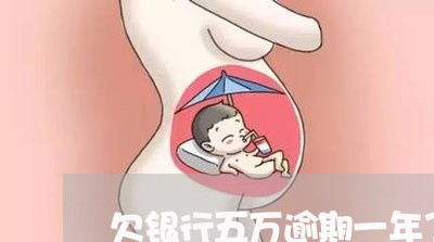 欠银行五万逾期一年了 欠银行五万逾期一年了