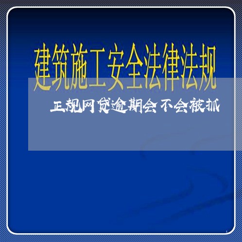 正规网贷逾期会不会被抓/2023120402715