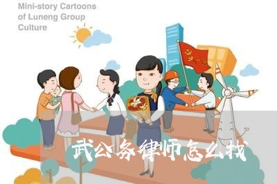 武公务律师怎么找